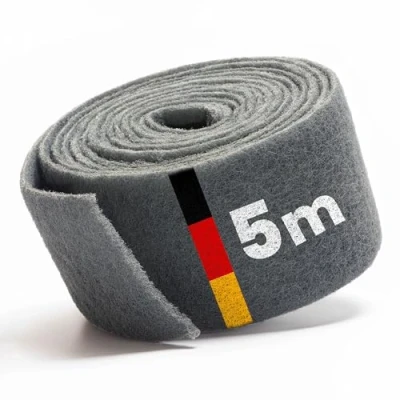 Afbeelding van PICTORIS Schuurvlies Made in Germany 5 m x 100 mm korrel 800 extreem duurzaam door unieke impregnering schuurpad / voor hout, metaal, staal