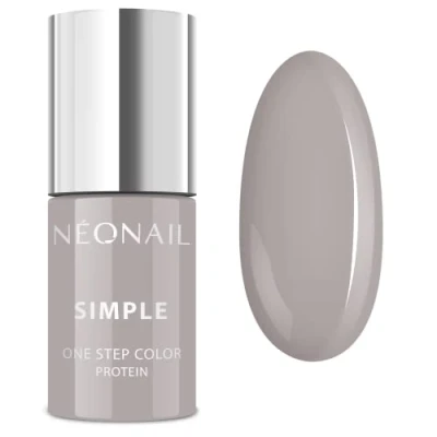 Afbeelding van Neonail Grijze Xpress UV nagellak, 3 in 1, Simple One Step Color Protein, 7,2 ml, Innocent 7837 7
