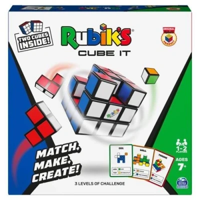 Image de Cube Jeu de Rapidité Rubik&#039;s It 54 Cartes Incluses 1 a 2 Joueurs Des 7 ans