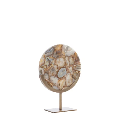 Afbeelding van Light &amp; Living Ornament GOUYA 25x10x35cm Geel