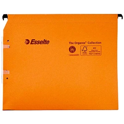 Afbeelding van Hangmap Esselte Orgarex Dual lateraal 15mm oranje
