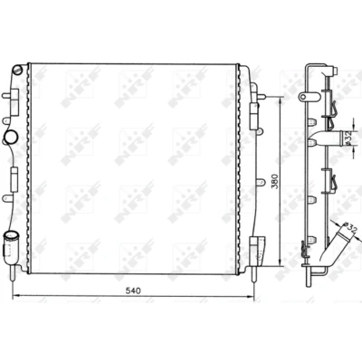 Afbeelding van Radiateur NRF 58316A