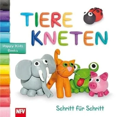 Afbeelding van Tiere kneten Schritt für Schritt: Happy Kids Books