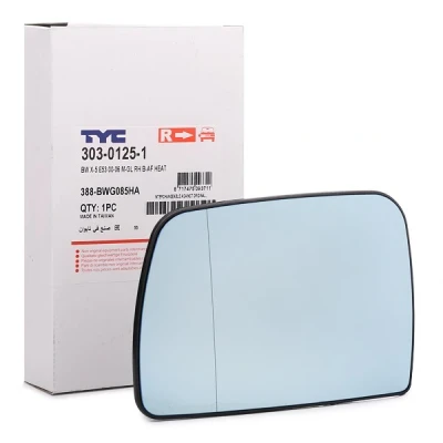 Afbeelding van TYC 303 0125 1 Spiegelglas rechts BMW: X5