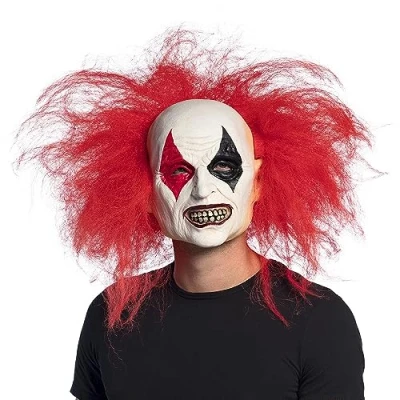 Afbeelding van Boland Latex hoofdmasker Ruddy Clown Volwassenen Halloween en Horror Clowns Circus