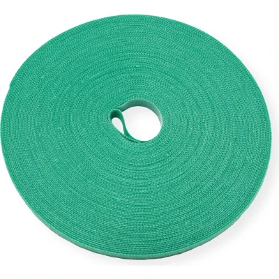 Afbeelding van VALUE Klittenband op rol, 10mm, groen, 25 m