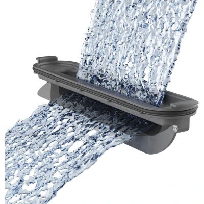 Afbeelding van hansgrohe RainDrain Rock complete set douchegoot 600mm, kan gekoeld en betegeld worden, 56029000