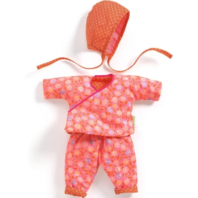 Afbeelding van Djeco poppenkledingset pomea petit pan petunia 32 cm