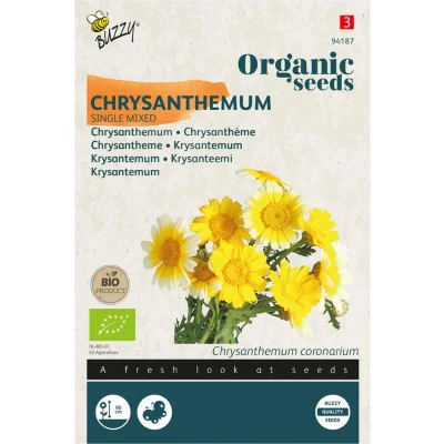 Afbeelding van Zaden chrysanthemum enkel 1 gram Tuinplus