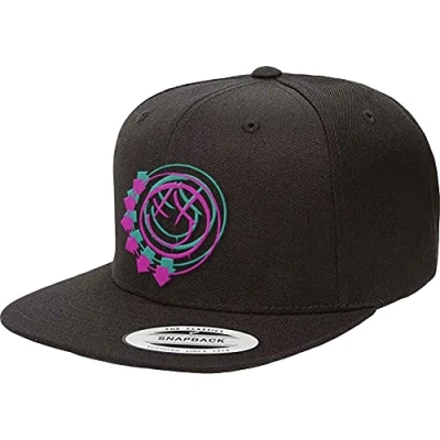 Afbeelding van Blink182 Double Six Arrows Snapback Pet Zwart
