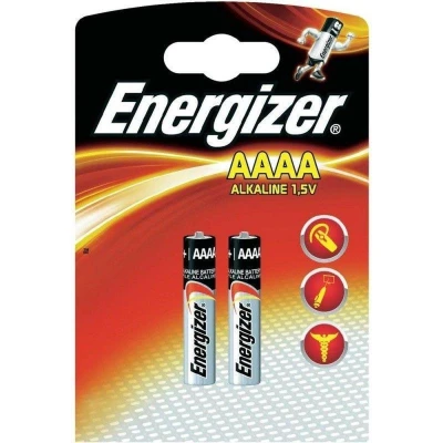 Afbeelding van Energizer batterij Alkaline AAAA, blister van 2 stuks batterijen