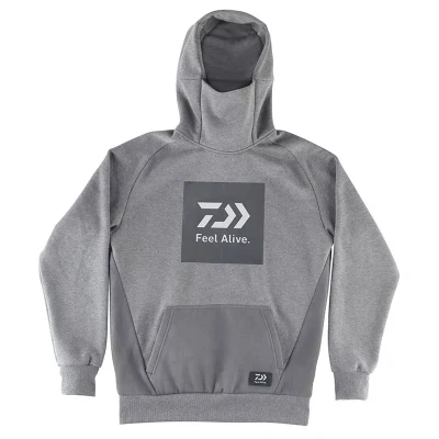 Afbeelding van Daiwa D Vec Snood Hoodie Grijs XL Viskleding