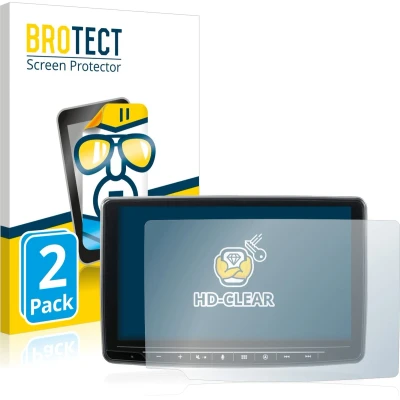 Afbeelding van BROTECT Screenprotector voor Alpine INE F904DC Folie Beschermfolie transparant (2 Stuks)