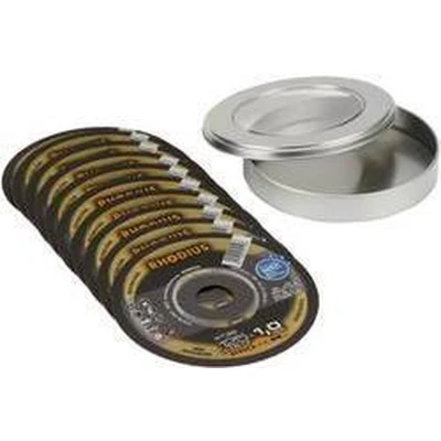 Afbeelding van Rhodius XT38 210747 Doorslijpschijf recht 125 mm 10 stuk(s) RVS, Staal