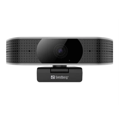 Image de Sandberg USB Webcam Pro Elite 4K UHD couleur 8,3 MP 3840 x 2160 1080p, audio câblé 2.0