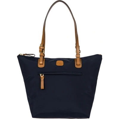 Afbeelding van Bric&#039;s X Bag Medium Schoudertas Met Leren Details En Uitneembaar Etui Donkerblauw