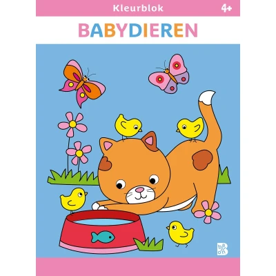 Afbeelding van Kleurblokken 1 Babydieren (4+)