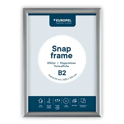 Image de Europel Cadre clipsé B2 25 mm Aluminium