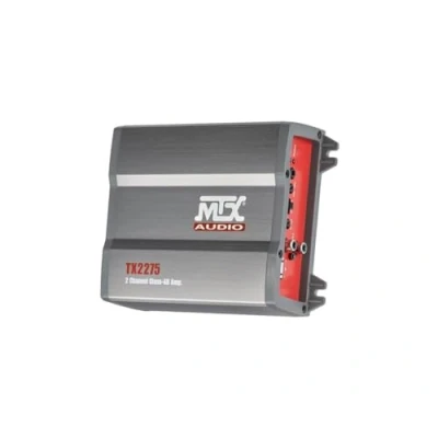 Afbeelding van MTX versterker TX2275 2 x 110 W Rms @ 2O of 1 220 4O Class AB Filter Actieve variabele ingangen Hoog niveau