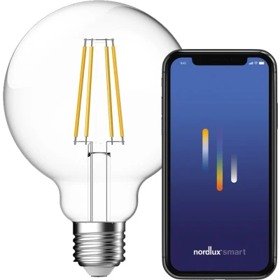Afbeelding van NORDLUX Smart G95 Filament E27 Clear CCT 20 650lm 2200K 6500K