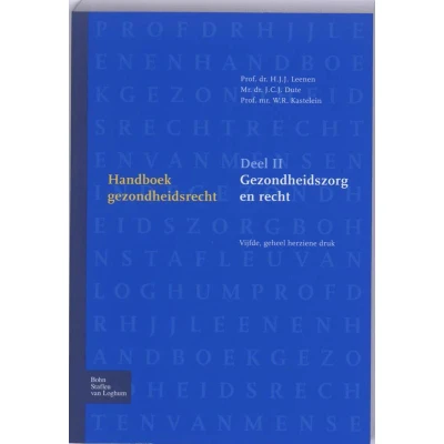 Afbeelding van Handboek gezondheidsrecht deel ii