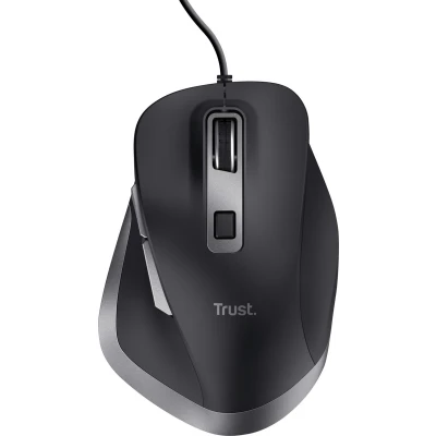Afbeelding van Trust Fyda Comfort muis, zwart muis