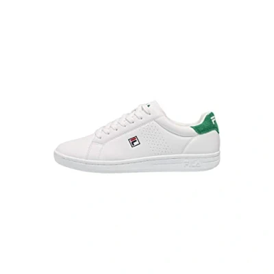 Afbeelding van Fila Crosscourt Sneakers laag, Maat: 44, White/verdant green Leer en imitatieleer