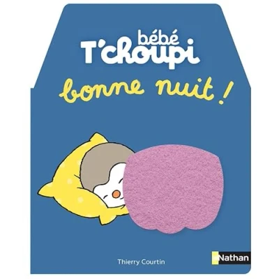 Afbeelding van Bebe t&#039;choupi bonne nuit livre feutrine