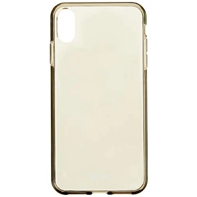 Afbeelding van celly tpu back cover geschikt voor Apple iphone xs max zwart transparant