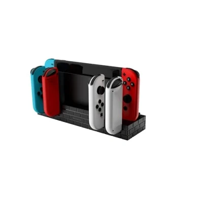 Afbeelding van EgoGear Oplaadstation Docking station Geschikt voor 4 Joy Con + 8 Switch Games