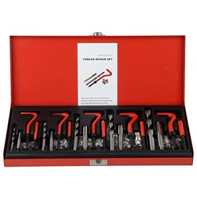 Afbeelding van DAYUAN Helicoil 131 stuks HSS M5 M6 M8 M10 M12 metrische schroefdraad reparatieset