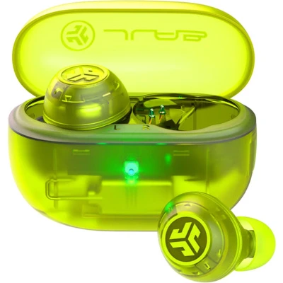 Afbeelding van JLAB Go POP ANC Draadloze oordopjes Noise Cancelling Oortjes Bluetooth Multipoint 24 uur speeltijd Met Microfoon Draadloos Geschikt voor Android en Apple Clear Neon Green