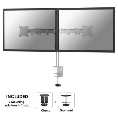 Afbeelding van Newstar Nm D135Dsilver Flatscreen Bureausteun Zilver