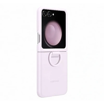 Image de Samsung Silicone Back Cover avec Ring Violet Galaxy Z Flip 5
