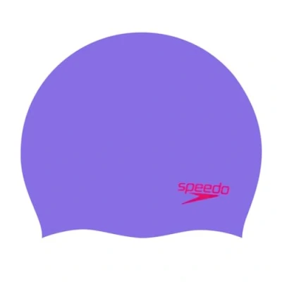 Image de Speedo bonnet de bain en silicone junior violet taille unique