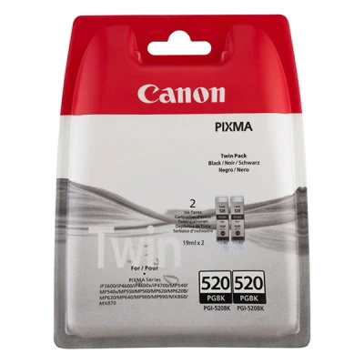 Image de Canon Pgi 520bk Noir Pack De 2 (2932b012)
