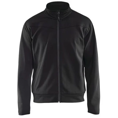 Image de Sweat zippé noir/gris foncé