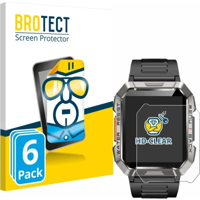 Afbeelding van BROTECT Screenprotector voor Baolubao W60 Folie Beschermfolie transparant (6 Stuks)