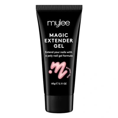 Image de Mylee Magic Extender gel 60g Tenue longue durée, aspect naturel, pour extension d’ongle, débutant et professionnel, épaississant en acrylique, Nail Art (01 Perfect Pink)