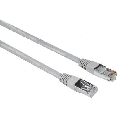 Afbeelding van Hama 00200919 RJ45 Netwerkkabel, patchkabel CAT 5e F/UTP 15.00 m Grijs PVC mantel, Verdraaide paren 1 stuk(s)