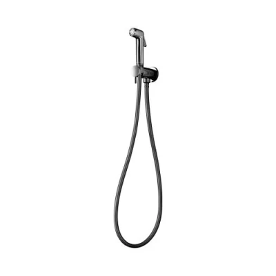 Afbeelding van HotBath Mate KHDS2 knijphanddoucheset met doucheslang 150cm en houder stopkraan Chroom