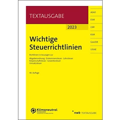Afbeelding van Wichtige Steuerrichtlinien