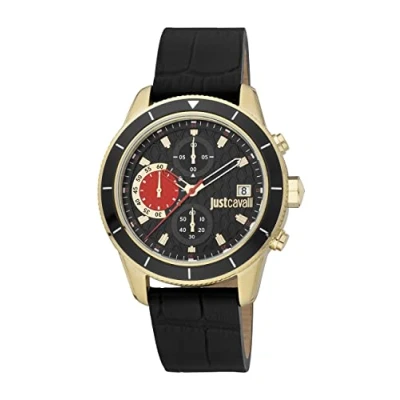 Afbeelding van Just Cavalli Hommes Accessoires Montres Noir/Or One Size
