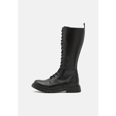 Afbeelding van Tamaris Plateaulaarzen, Dames, Maat: 36, Black Leer