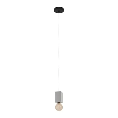 Afbeelding van EGLO Prestwick 3 Hanglamp E27 Ø 7 cm Zwart/Grijs