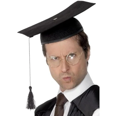 Afbeelding van Dressing Up &amp; Costumes School Mortar Felt Board Hat