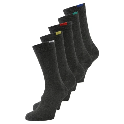 Afbeelding van DIM Chaussette Ecodim 5 PACK Sokken, Heren, Maat: 39 42, Gris moyen