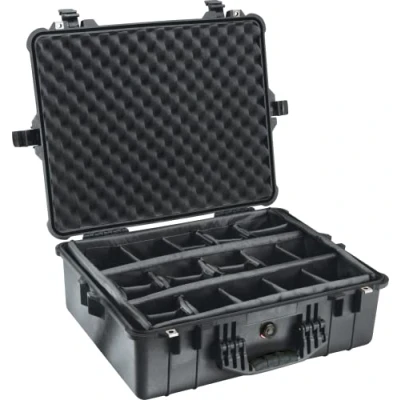 Afbeelding van Peli 1600 beschermhoes met schuimrubber Parent ASIN, zwart.