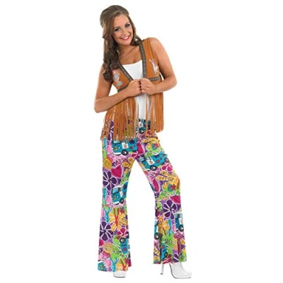 Afbeelding van Fun Shack Hippievest Kostuum voor Dames