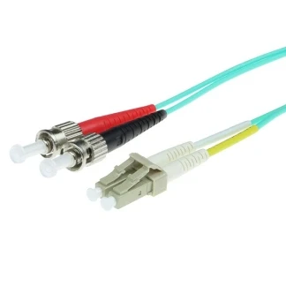 Afbeelding van ACT RL7651 Glasvezel Patchkabel Duplex LSZH LC/ST 50/125µm OM3 1,5 meter